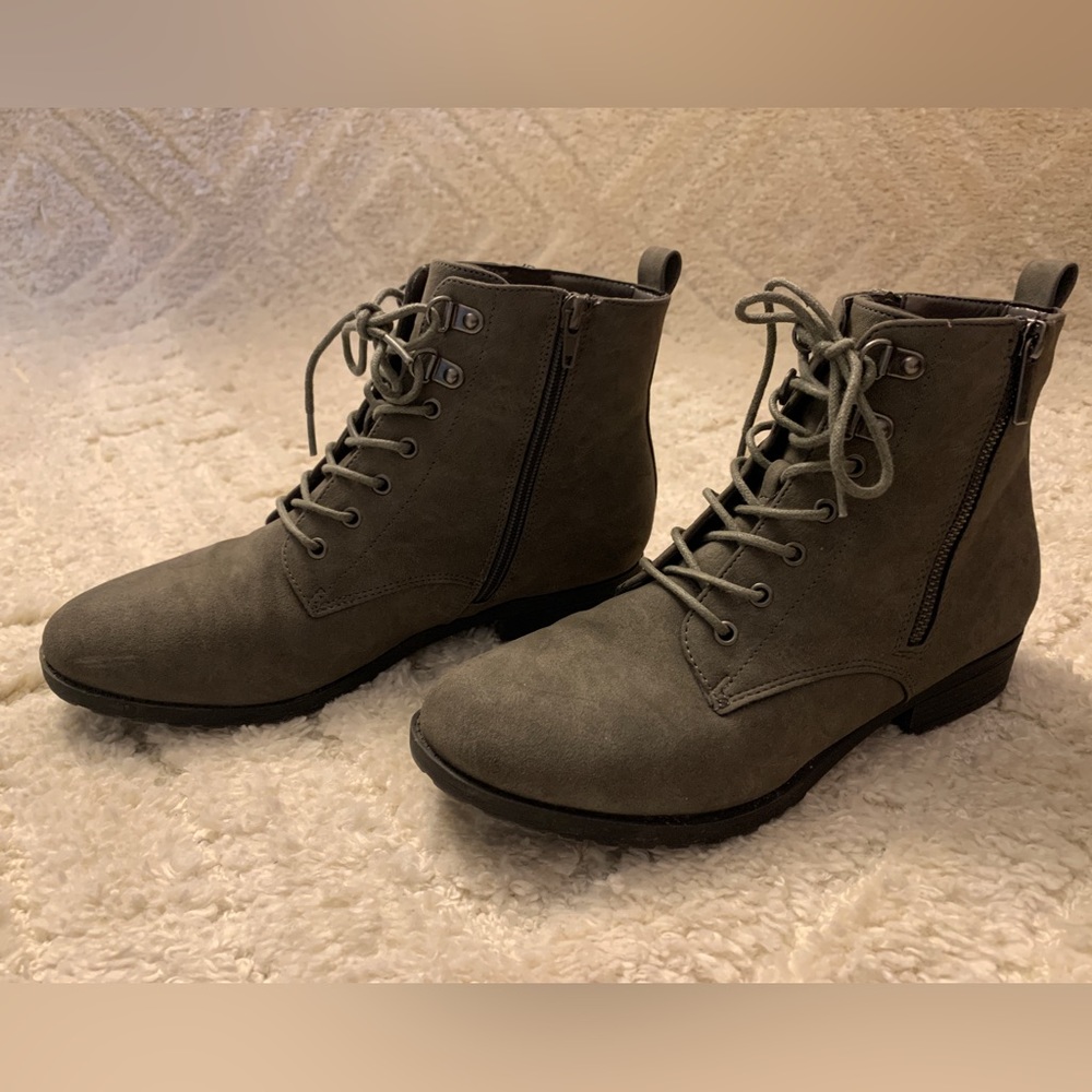 Market & Spruce Grey Bootie US8.5